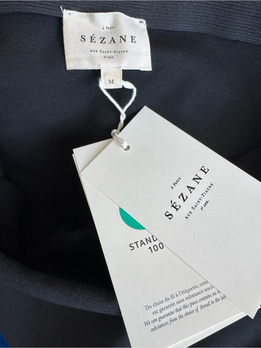 Sezane Calvi Black Mini Skirt NWT - Picture 6 of 10